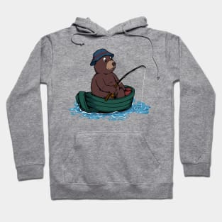 Bear fishing Hoodie